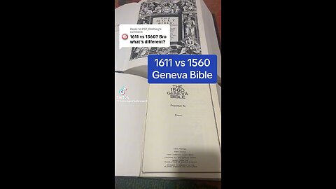 1560 vs 1611 Bible