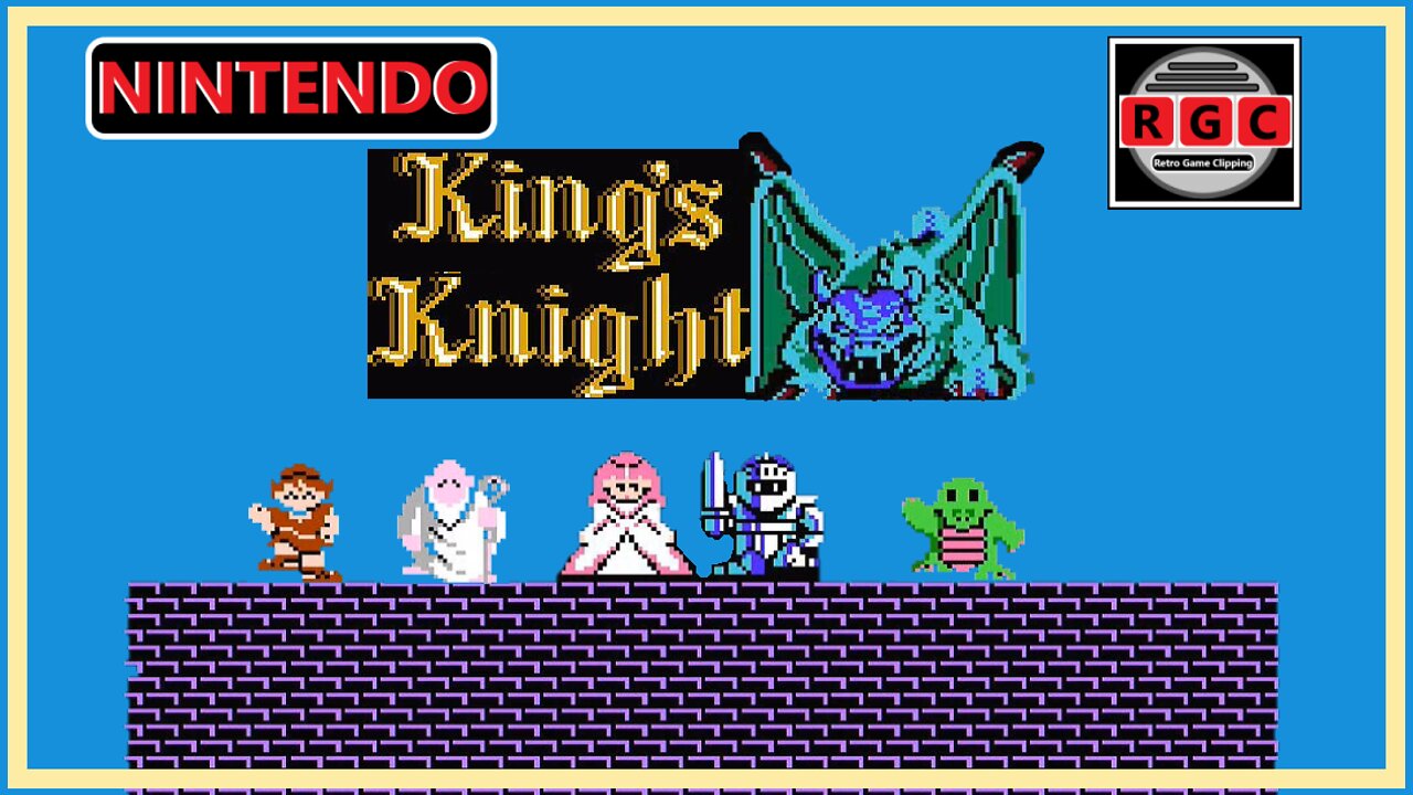 Start to Finish: ' King's Knight' gameplay for Nintendo - Retro Game Clipping