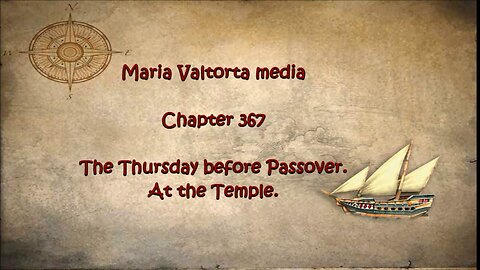 The Thursday before Passover. At the Temple.