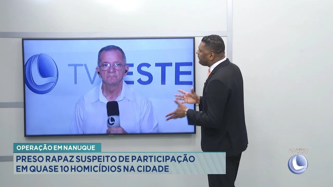 Operação em Nanuque: Preso Rapaz suspeito de participação em quase 10 Homicídios na cidade.