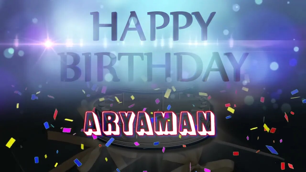 Wish you a very Happy Birthday Aryaman from Birthday Bash
