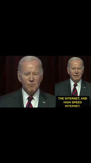 Biden Whopper! Joe Tells Crowd MAGA Republicans Want to Cut The Internet