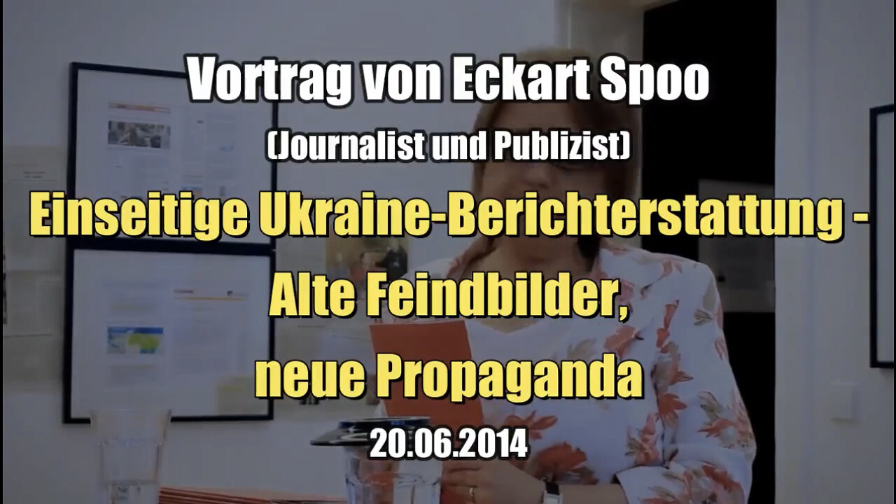 Eckart Spoo: Einseitige Ukraine-Berichterstattung - Alte Feindbilder, neue Propaganda (20.06.2014)