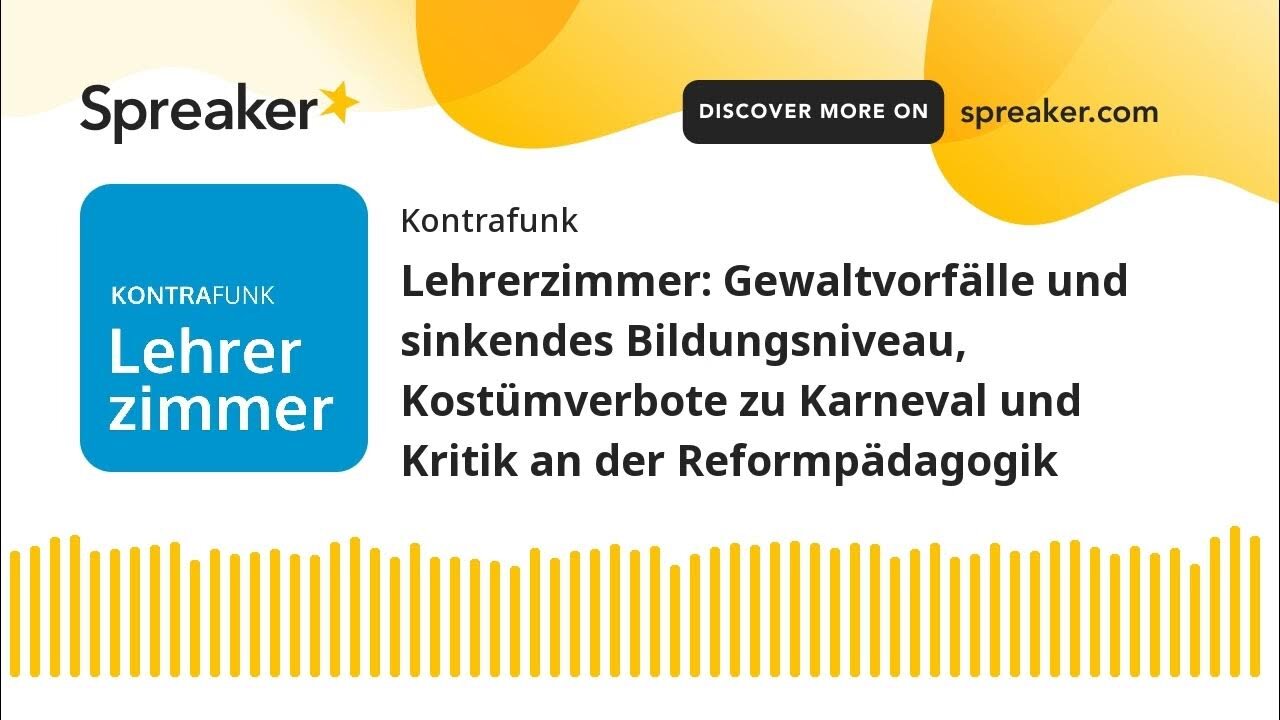 Lehrerzimmer: Gewaltvorfälle und sinkendes Bildungsniveau, Kostümverbote zu Karneval und Kritik