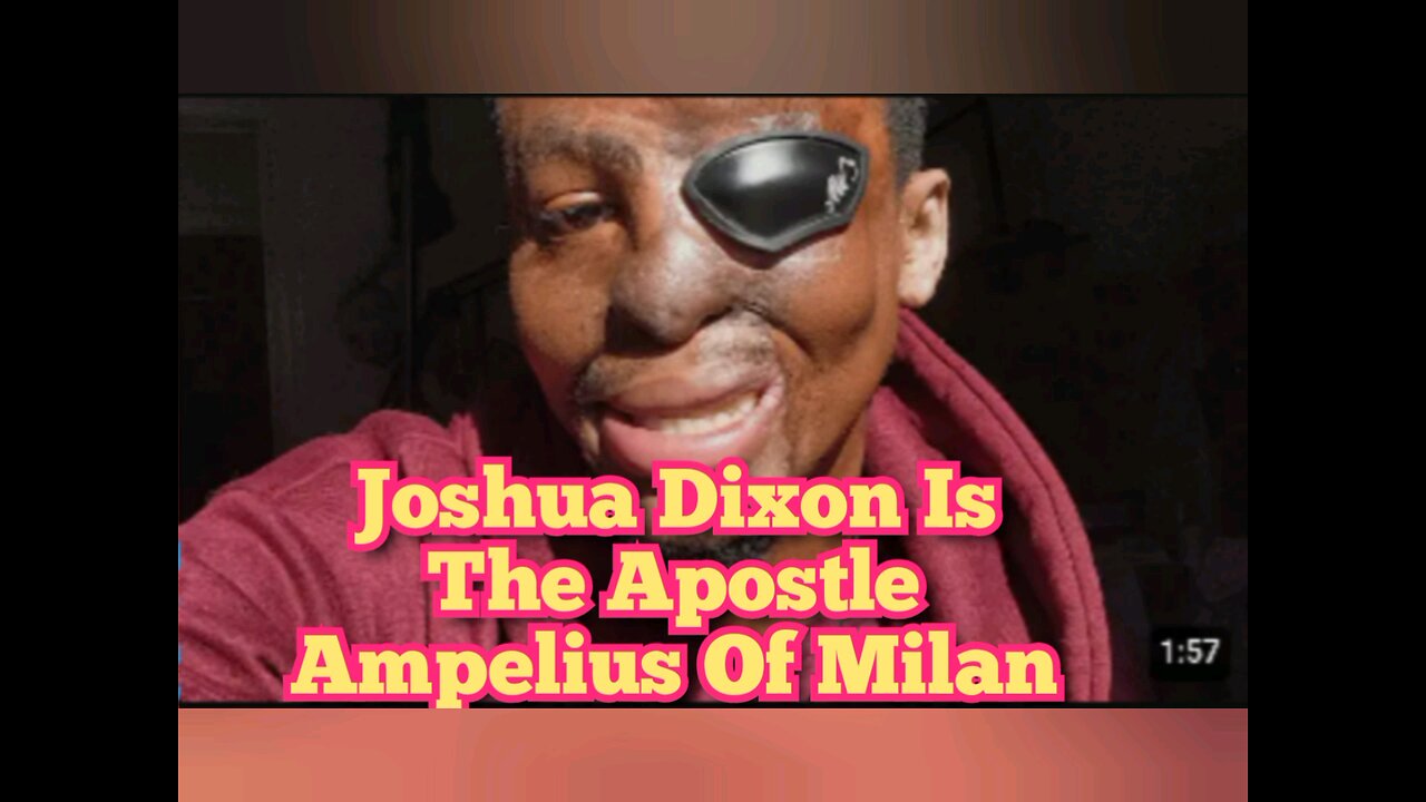 Joshua Dixon Is The Apostle Ampelius Of Milan