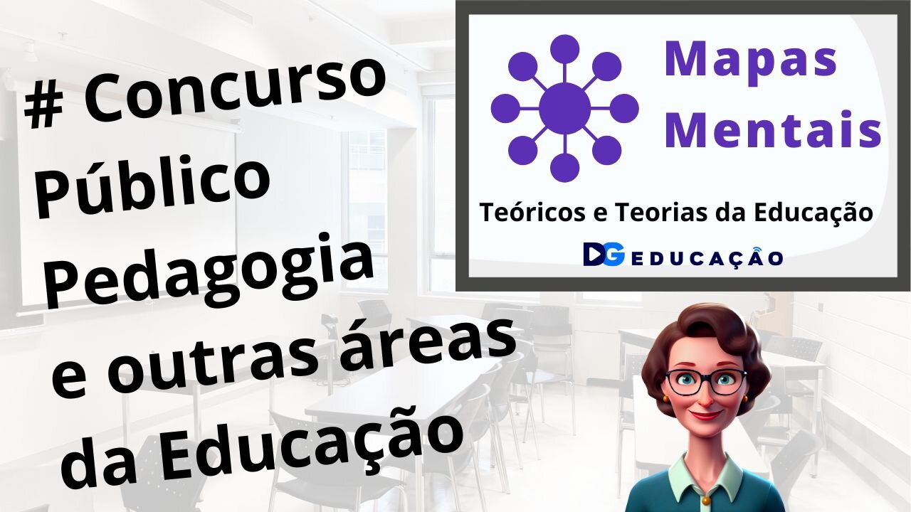 # Mapas Mentais para Concurso público pedagogia