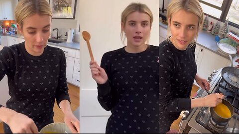 Emma Roberts Cooks Up Christmas Magic a la Countess