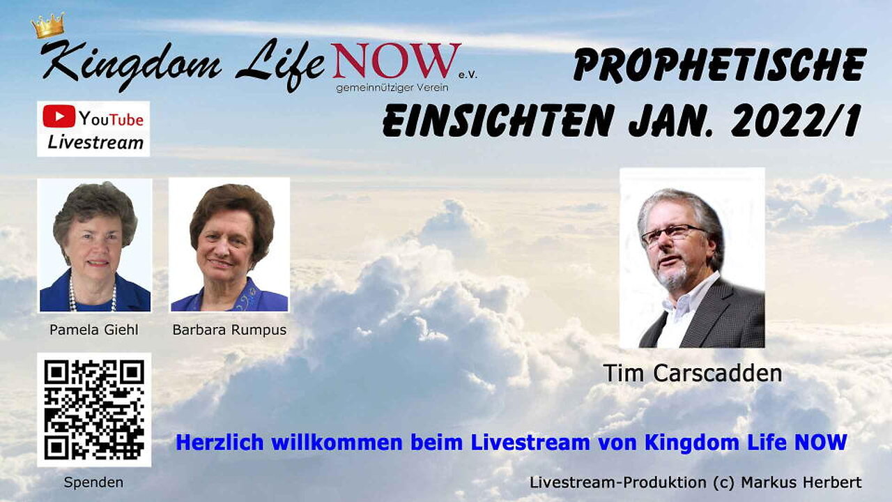 Prophetische Einsichten Januar 2022 - Teil 1 (Tim Carscadden)