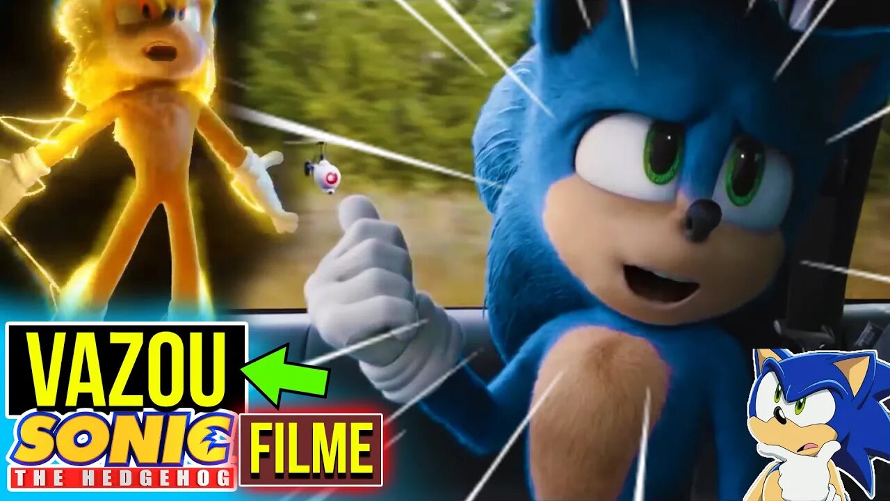 VAZOU!?! FILME DO SONIC será desse JEITO 😱