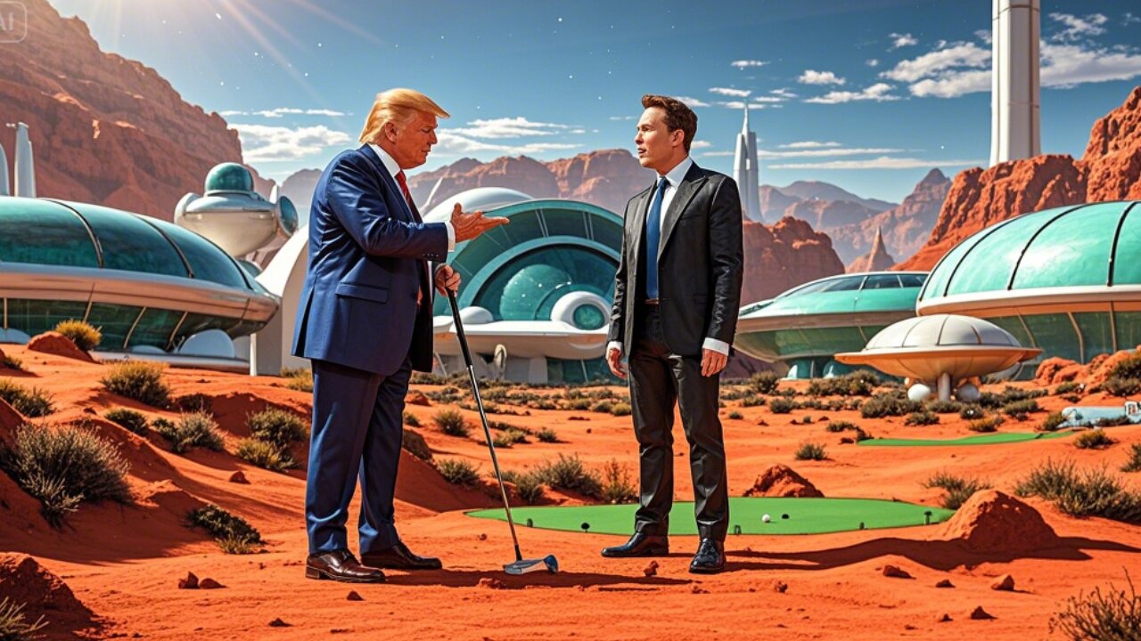 When Trump and Elon Musk Decided to Build a Golf Course on Mars