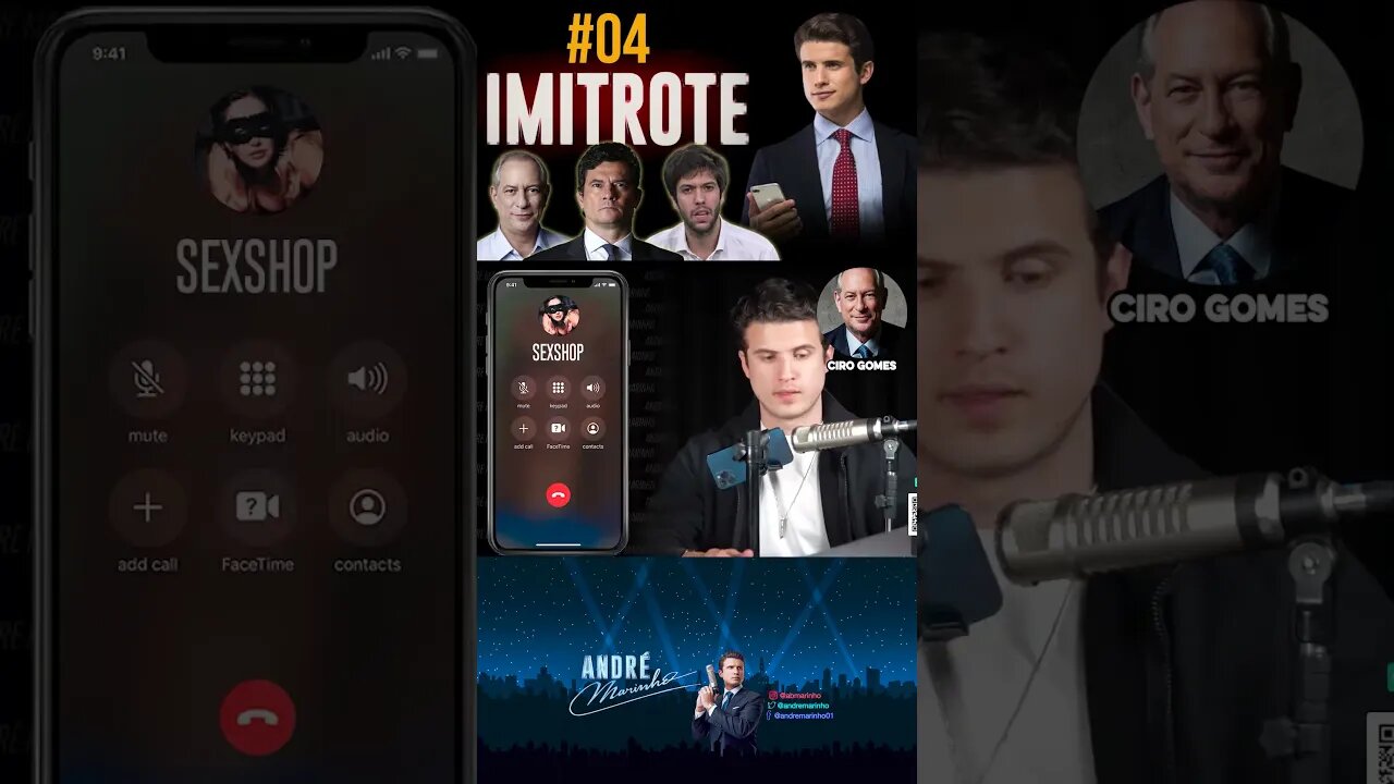 IMITROTES 4 | Sérgio Moro, Ciro Gomes e Caio Coppolla #shorts