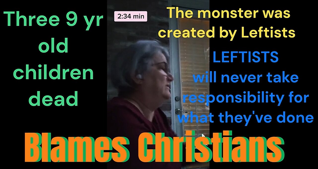 Trans Activist Granny Blames Christians For Nashville Murders