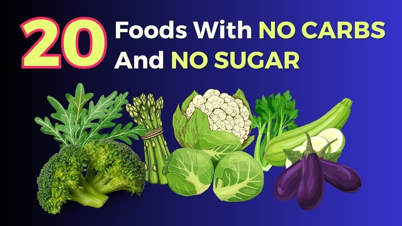 20 Healthiest Foods with No Carbs and No Sugar