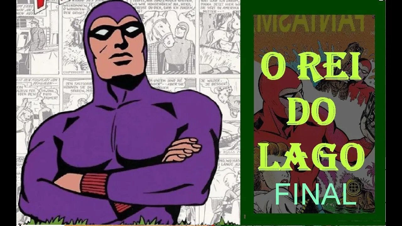 O FANTASMA EM O REI DO LAGO PARTE DUAS DE DUAS=FINAL #museudogibi #quadrinhos #gibi #comics