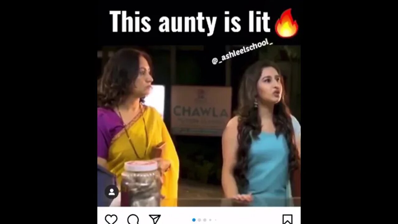 Aunty is very cool thug life video most funny