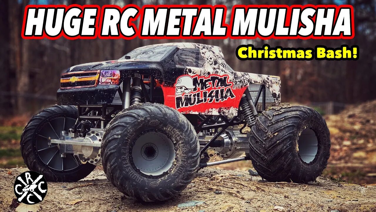 Huge RC Metal Mulisha Monster Truck Bash For Christmas