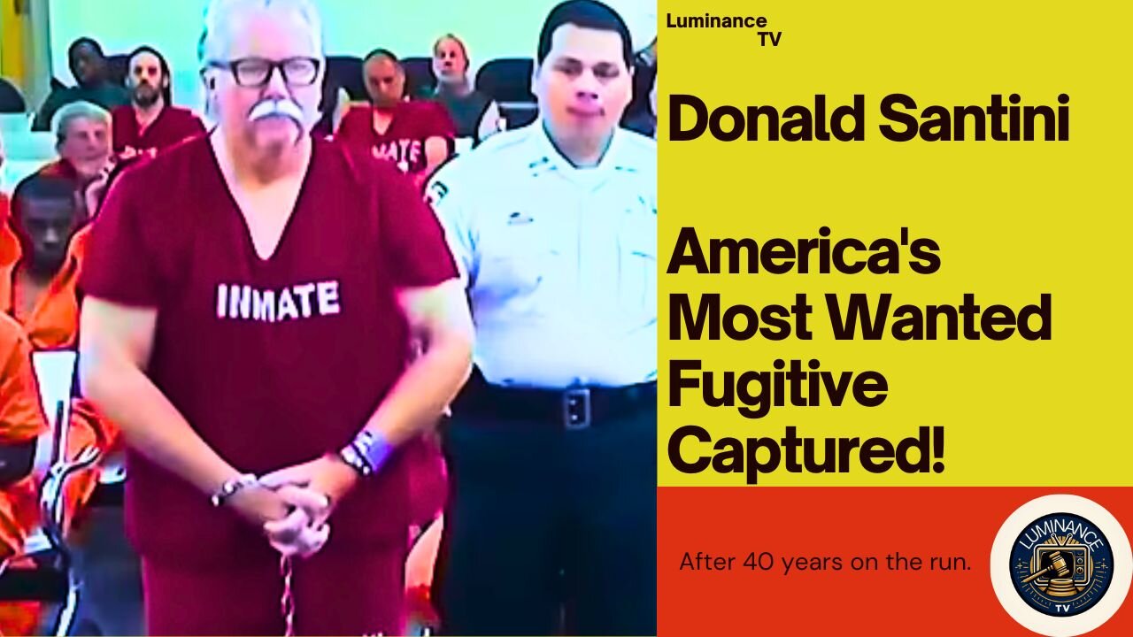 After 40 years on the run, America's Most Wanted fugitive Donald Santini has been captured! 🚨