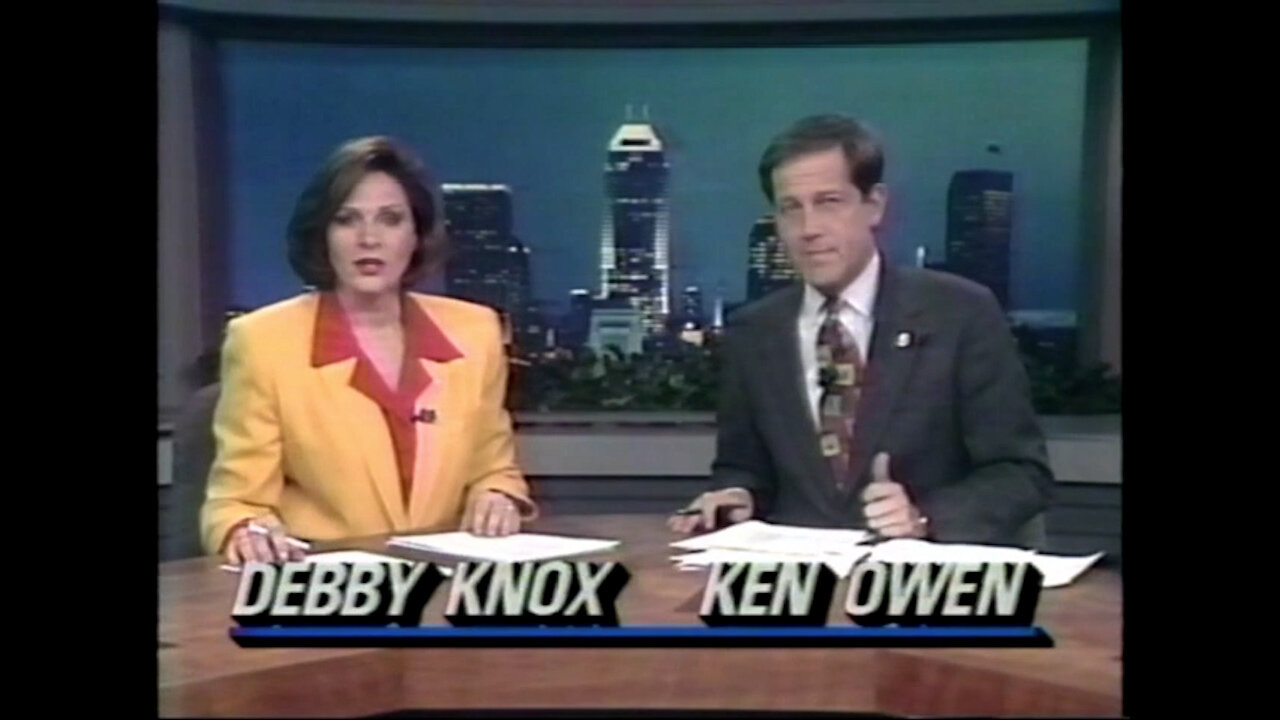 April 1, 1993 - WISH Indianapolis 11 PM Newscast with Debby Knox & Ken Owen