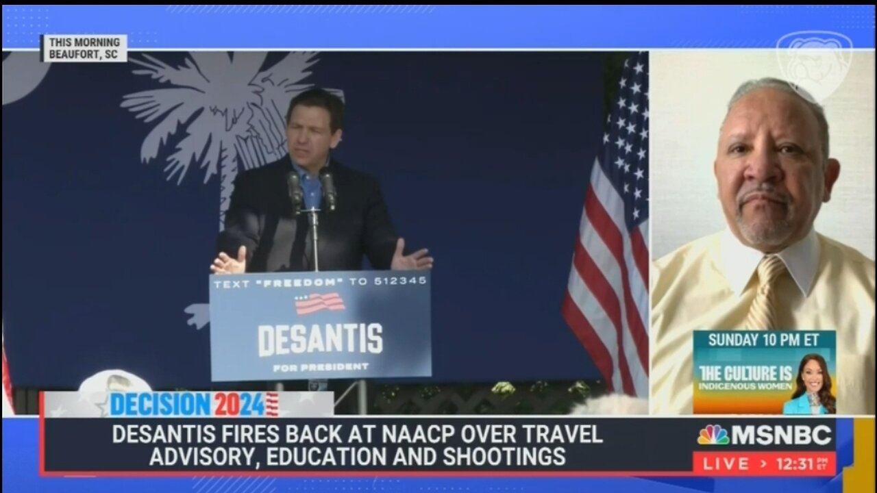 MSNBC Guest Smears DeSantis As A 21st Century George Wallace