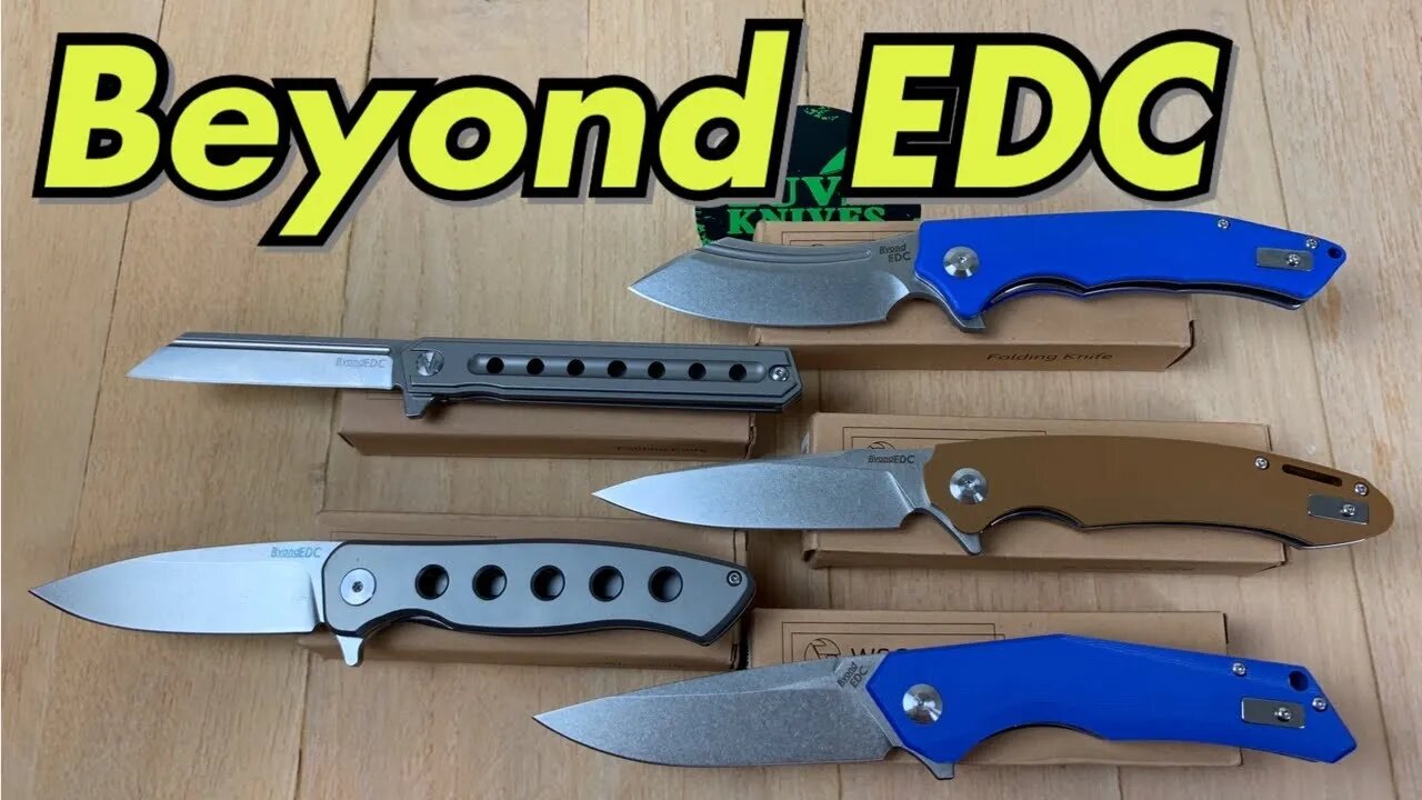 Beyond EDC knives introduction /includes disassembly/Harak,Sunder,Arch,Ficium & Core