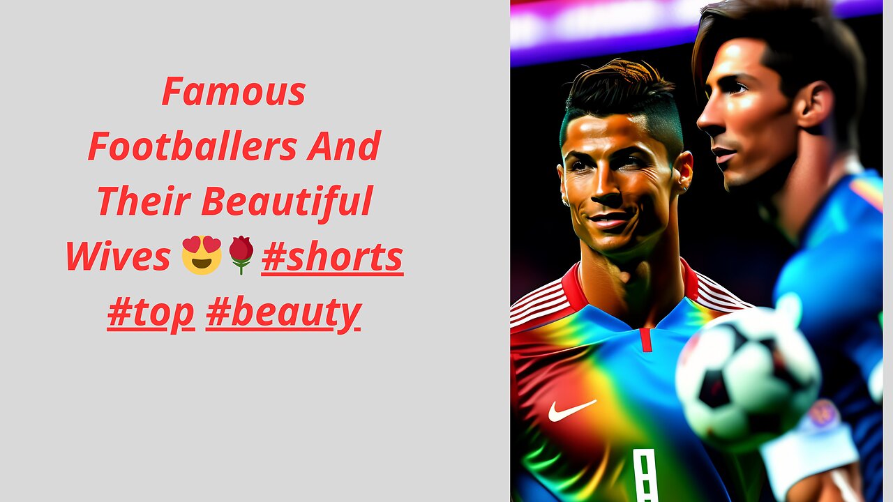 Famous Footballers And Their Beautiful Wives 😍🌹#shorts #top #beauty