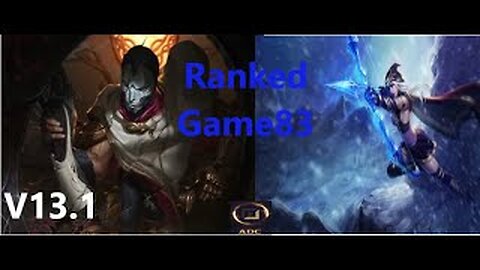 Ranked Game 83 Jhin Vs Ashe Bot League Of Legends V13.1