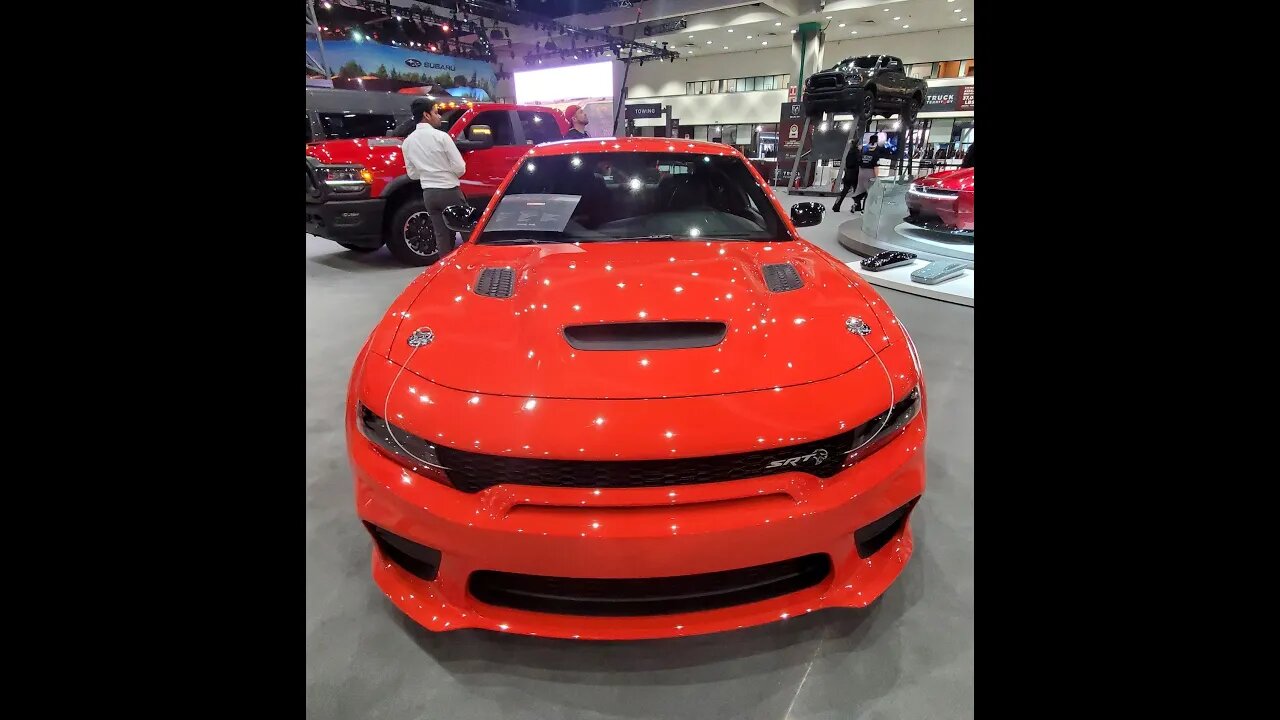 2023 Dodge Charger King Daytona SRT Hellcat walk around at the LA Auto Show