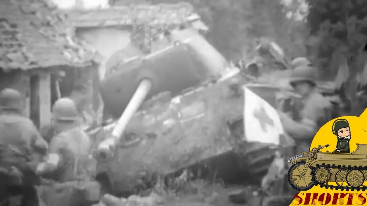 Knocked out Panther Ausf.A. Normandy - #shorts 39