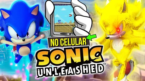 JOGO ESQUECIDO do SONIC UNLEASHED no CELULAR 😵