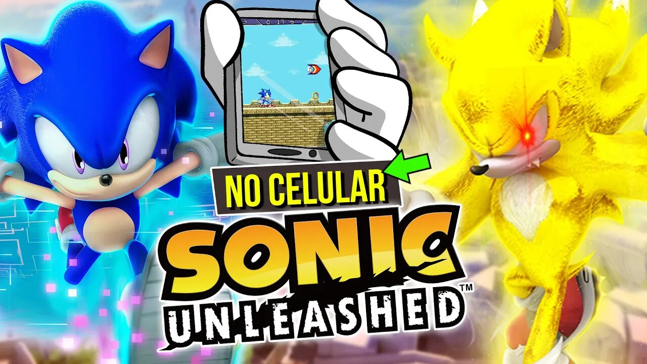 JOGO ESQUECIDO do SONIC UNLEASHED no CELULAR 😵