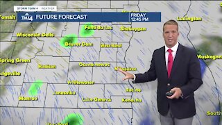 Cool, fall day Friday with chance for afternoon shower