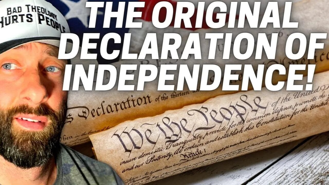 The Original Declaration of Independence & Christian Hypocrisy!