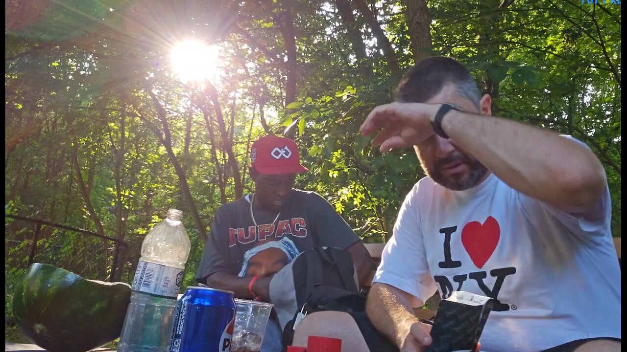 Watermelon in the park