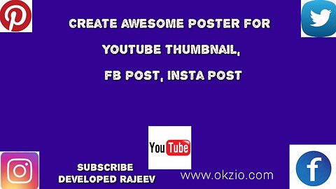 Ep #1 TechTalks :How to create thumbnail for youtube video By Developer Rajeev