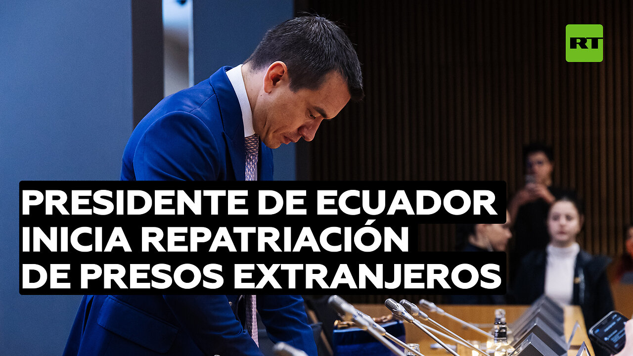 Presidente ecuatoriano ordena iniciar el proceso para repatriar a presos extranjeros