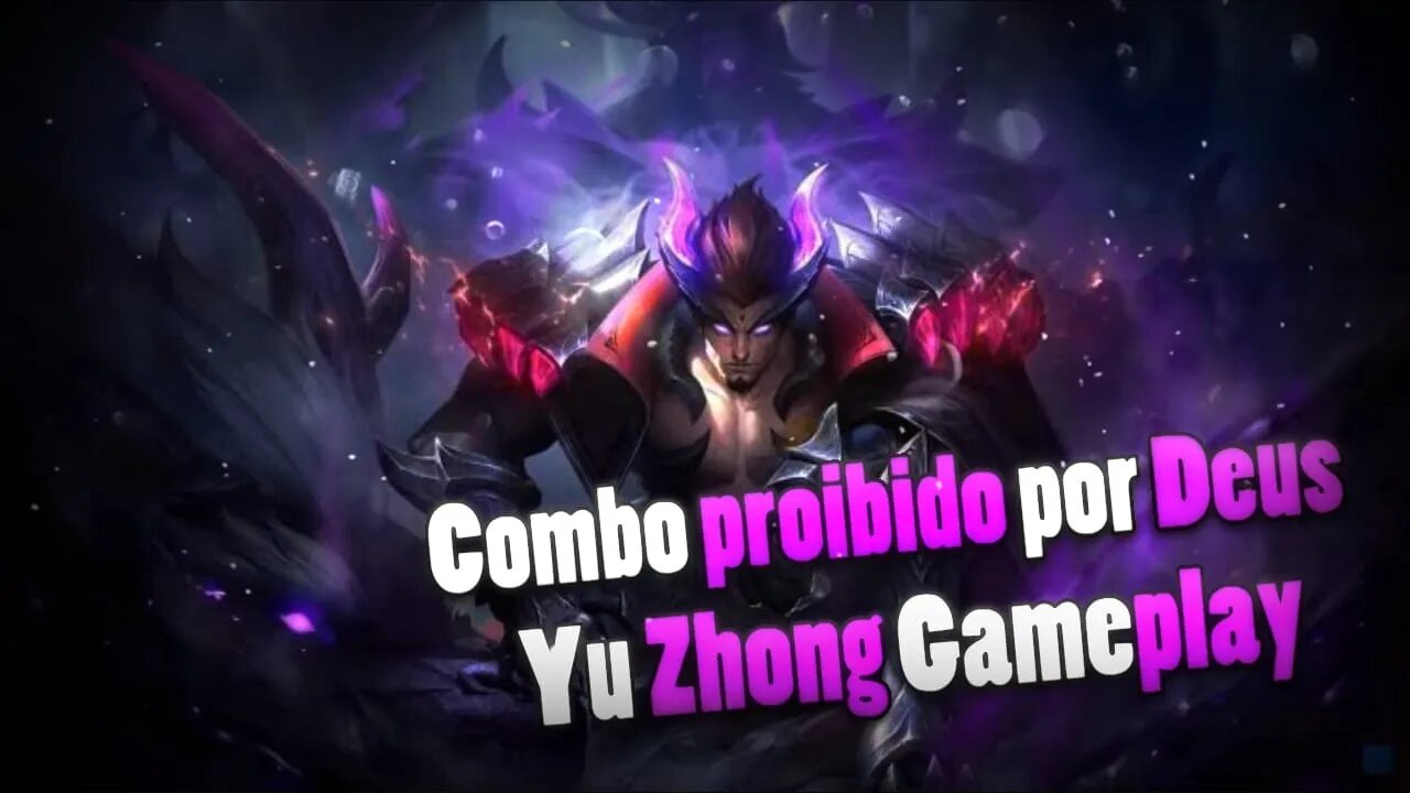 ESSE COMBO JAMAIS SERÁ ACEITO POR DEUS (não joguei bem) • YU ZHONG GAMEPLAY | Mobile Legends