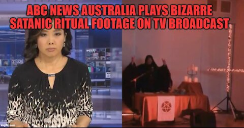 ABC NEWS PLAYS SATANIC RITUAL FOOTAGE ON TV BROADCAST. ACCIDENT OR INTENTIONAL?