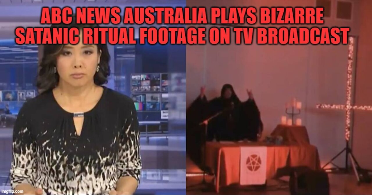 ABC NEWS PLAYS SATANIC RITUAL FOOTAGE ON TV BROADCAST. ACCIDENT OR INTENTIONAL?