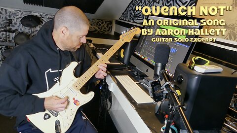 "Quench Not" an Original Song by Aaron Hallett Guitar Solo Excerpt