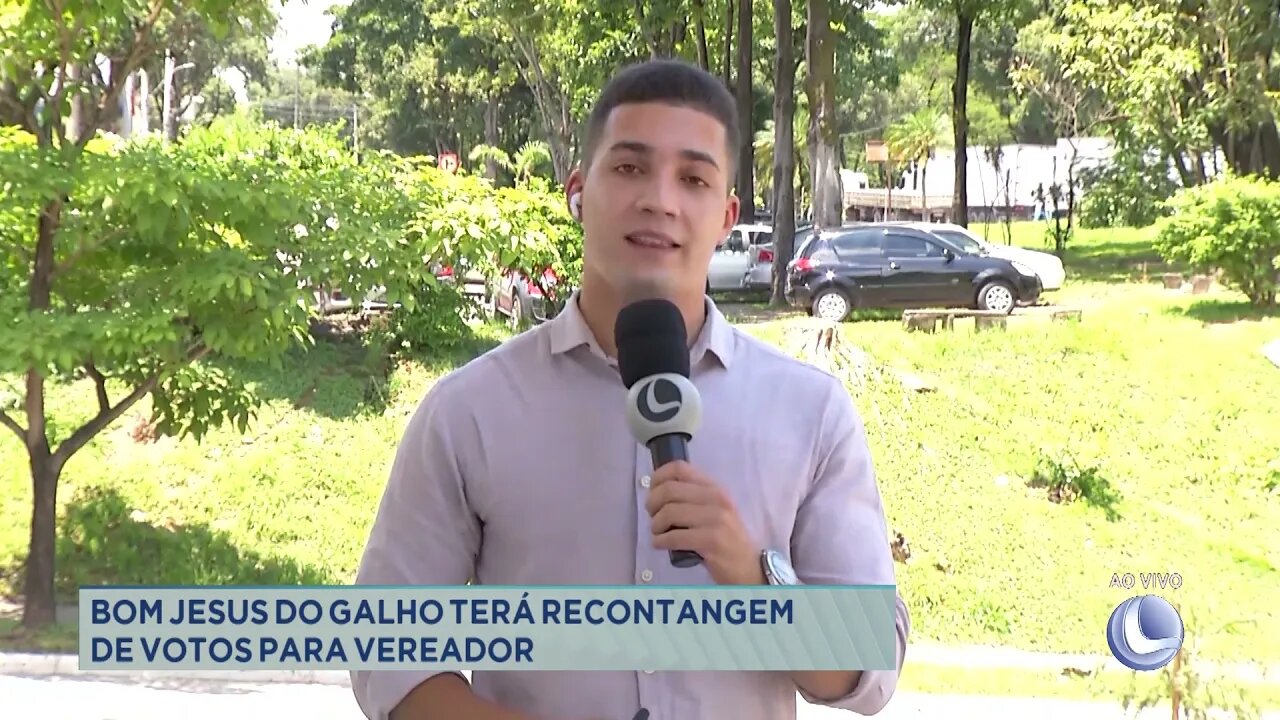 Bom Jesus do Galho terá recontagem de votos para vereador