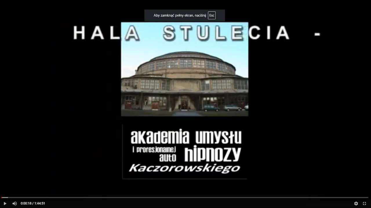 NIEZWYKŁOŚCI - WIOSNA - HALA STULECIA, METODY POKAZÓW HIPNOZY Z ESTRADY I TECHNIKI/2008 ©TV - IMAGO