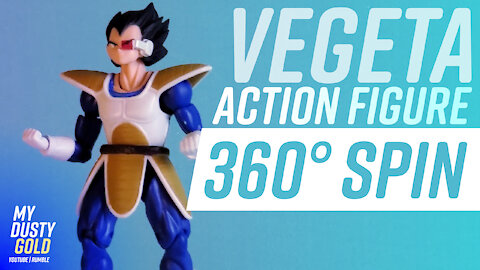 Tiny Vegeta - Bandai 360° Spin - No Sound