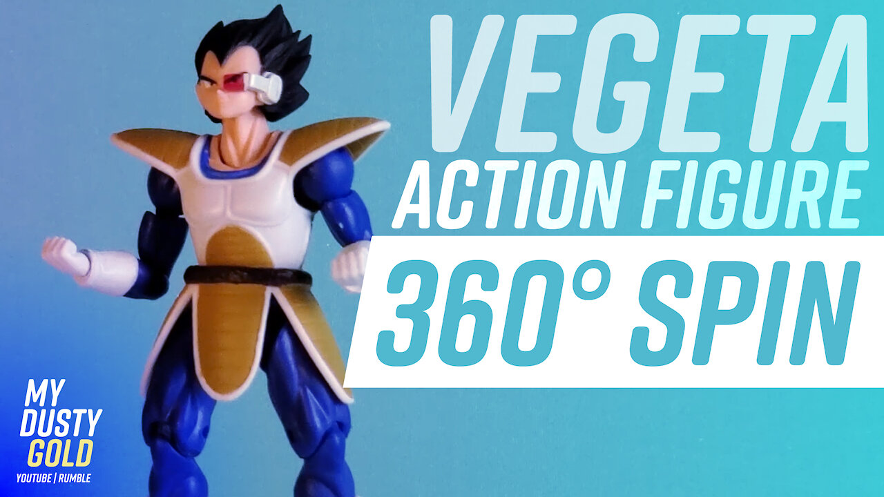 Tiny Vegeta - Bandai 360° Spin - No Sound