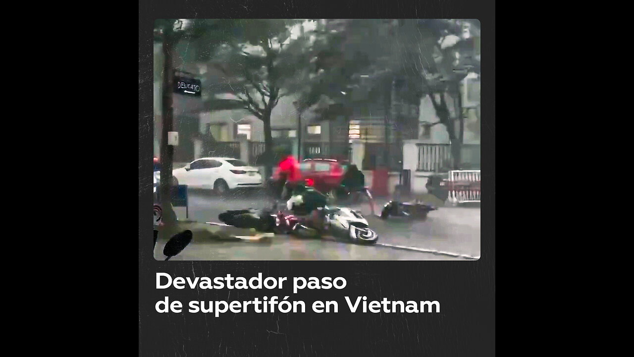 Supertifón Yagi causa estragos a su paso por Vietnam