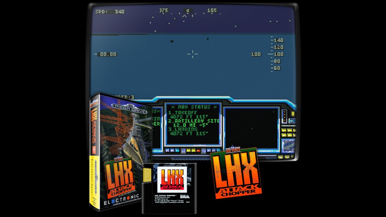 LHX Attack Chopper - rom - megadrive - download link direct