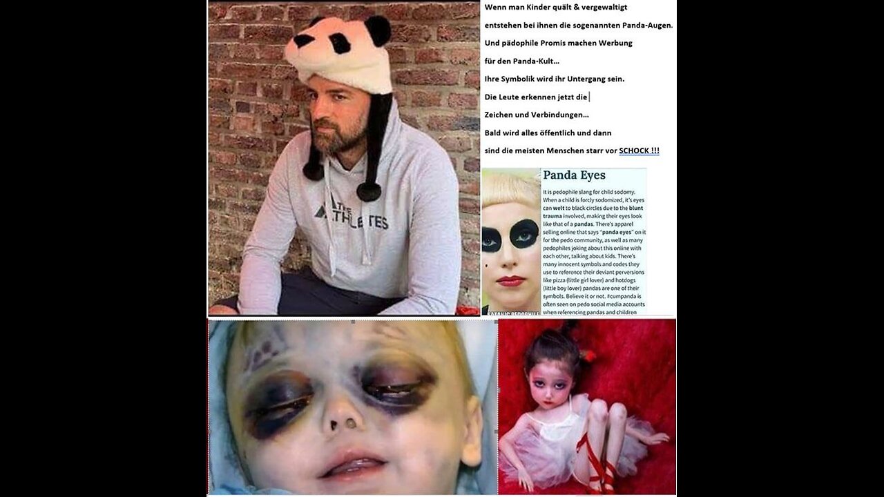 PANDA EYES, ADRENOCHROME AND CHILD TRAFFICKING