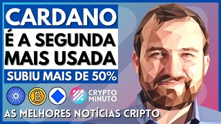 CARDANO: A DAN ADA SE PREPARA - TRON É O TERCEIRO - WAVES RECUPERA 60% - BTC CRIPTO NOTÍCIAS HOJE