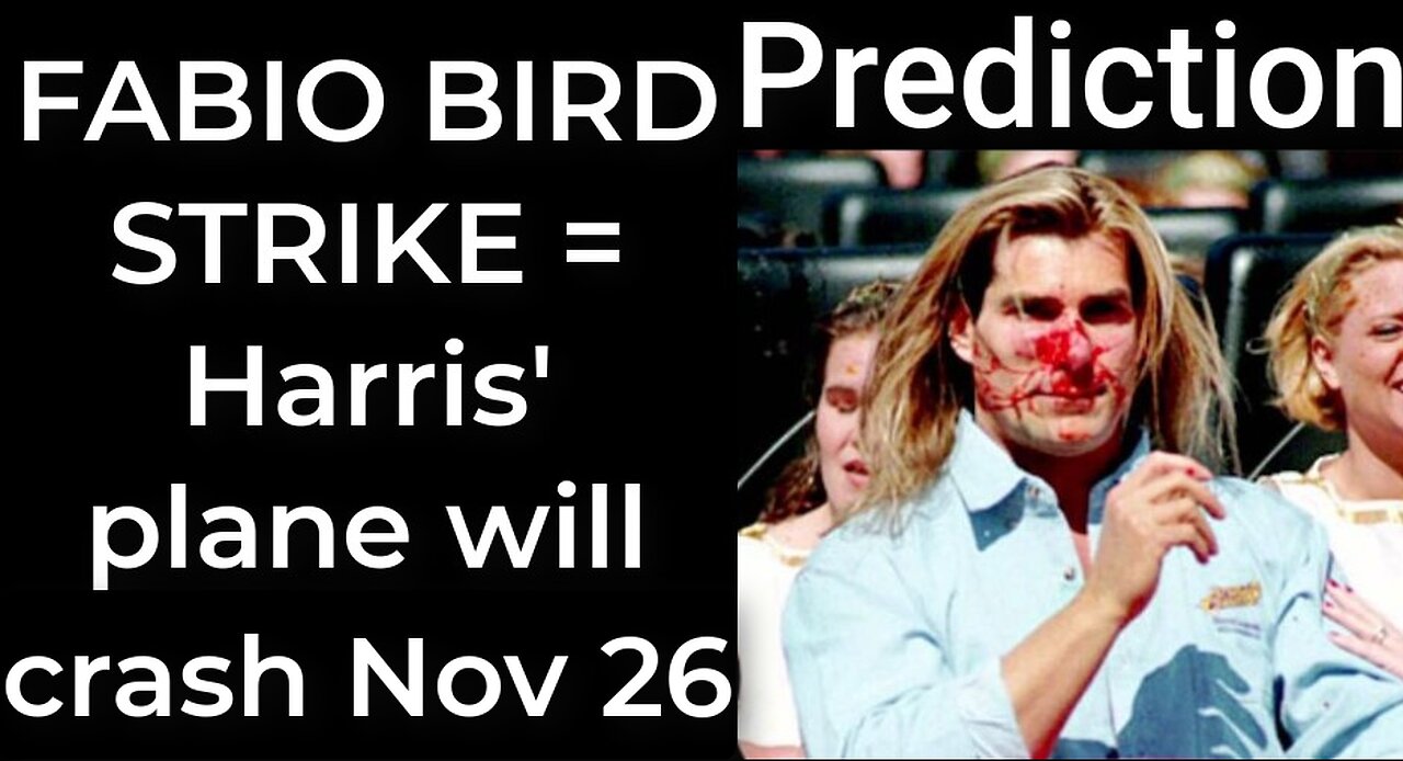 Prediction - FABIO BIRD STRIKE = Harris’ plane will crash Nov 26