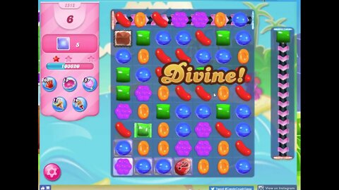 Candy Crush Level 2512 Audio Talkthrough, 1 Star 0 Boosters