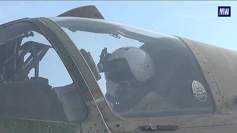 Russian SU-25 Aviation in denazification action